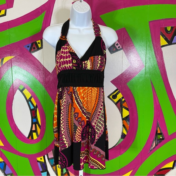 Vanity, Y2K Halter Tie Shirt, Empire Waist. Size Large. In good used condition! - Picture 1 of 6